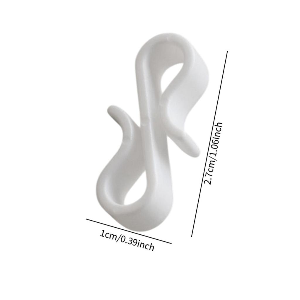 120x Hanging Hooks S Clips Hangers Fairy Lights Decor String Light Clips Hooks for Events Party Home Shopping Center Outside