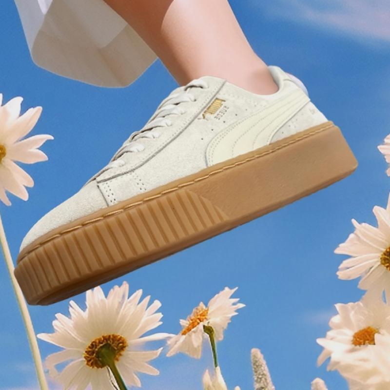 Puma Suede Platform Mardi Mercredi Alpine Snow