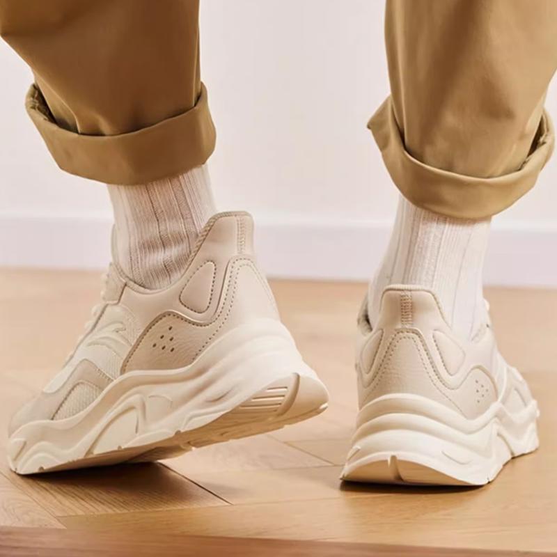 New Anta Little Millennium Slip Resistant Abrasion Resistant Low top Casual Shoes Men's Gray White 912348826-1