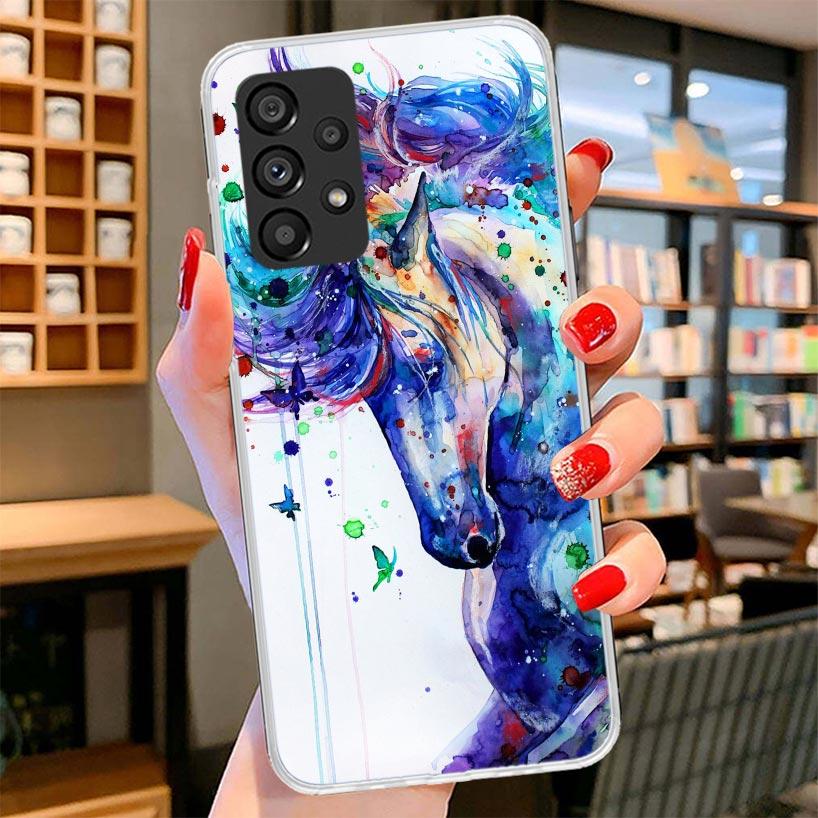 

Animal Oil Painting Horse Phone Case For Samsung Galaxy A17 A37 A57 A16 A26 A36 A56 A15 A25 A35 A55 A14 A24 A34 A54 A13 A23 A33 Samsung A13