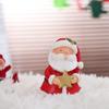 Creative Santa Claus Figurine Resin Miniature Sculpture Santa Claus Statue  Party