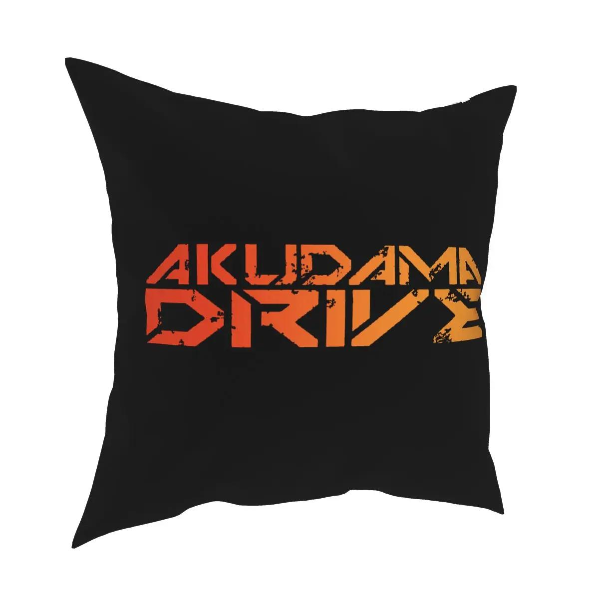 

Akudama Drive Лого Наволочка Полиэстер Декоративная подушка Японское аниме Отморозок Крутой Наволочки для подушек 66x66cm чёрный
