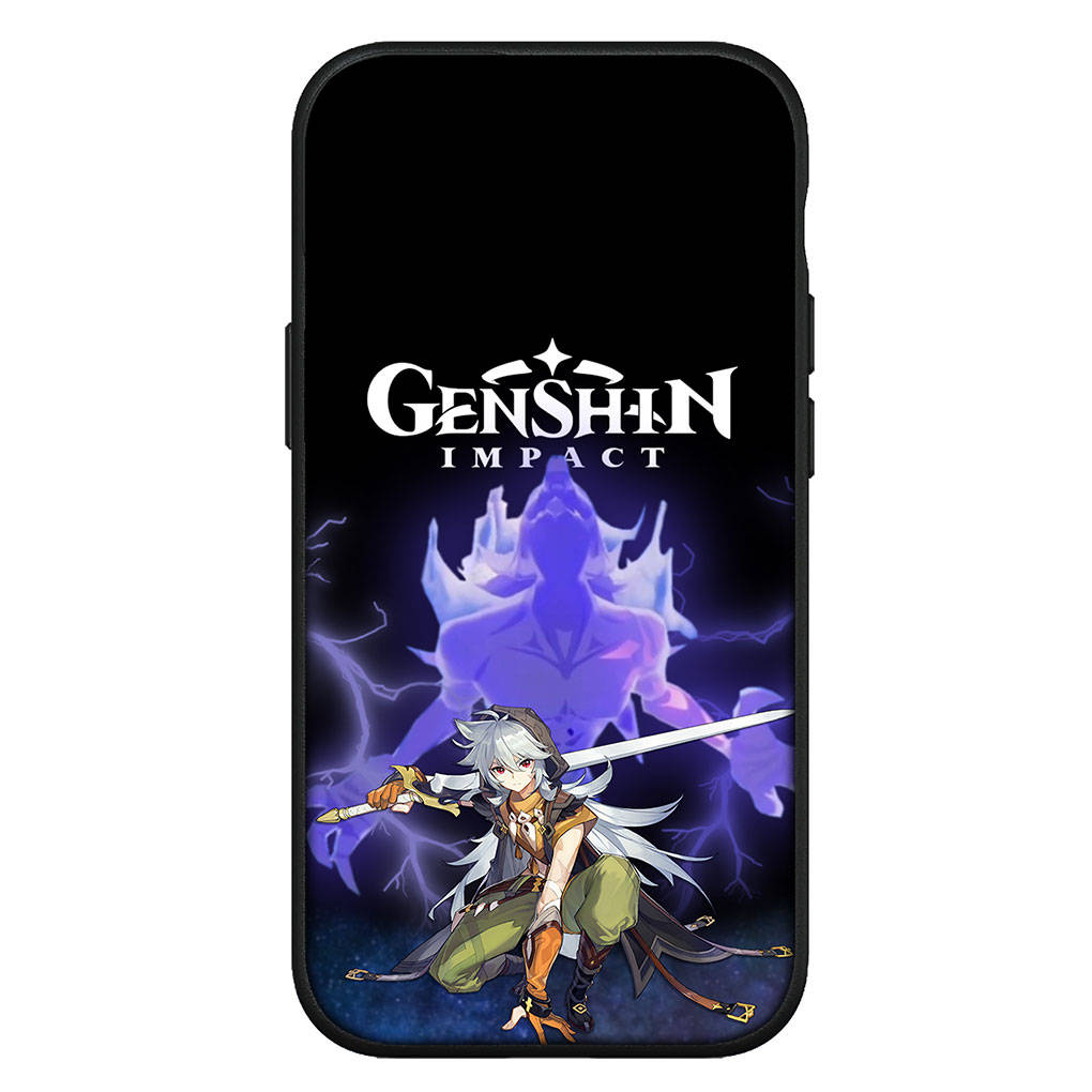 Pro Samsung Galaxy S24 S23 iPhone 16 15 14 Xiaomi Redmi Note 13 12 11 10 8 Plus 9 Pro Max X XR Pouzdro na telefon Genshin Impact Razor QiQi OPPO Huawei Cover
