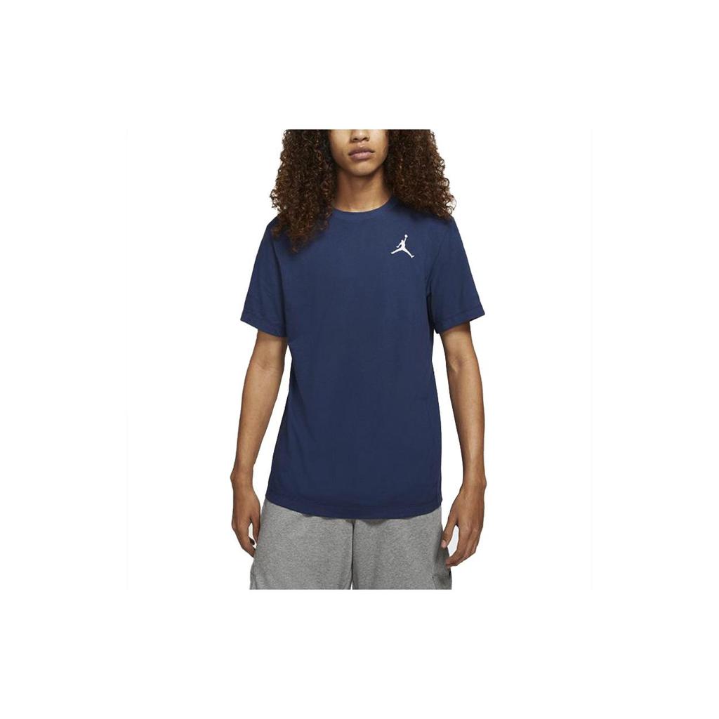 Jordan Set in Sleeve T Shirt Men's Navy Blue DC7486-410