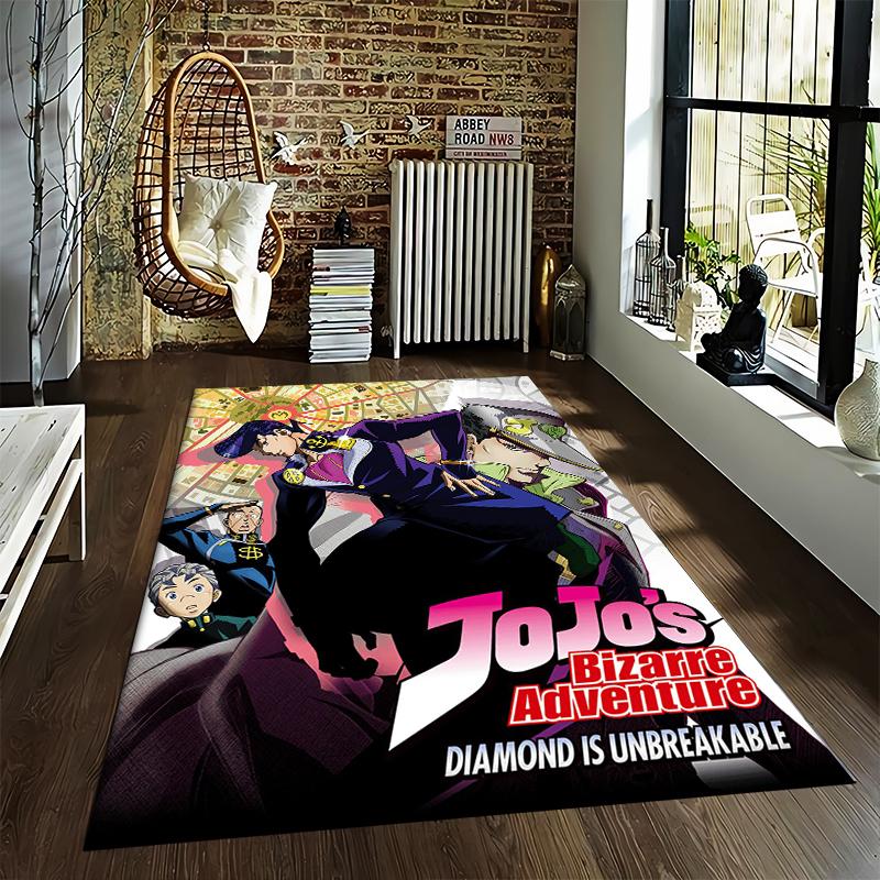 JoJo's Bizarre Adventure Diamond is Unbreakable Poster Josuke Purple Suit; decorative accent carpet rug for hallway living room bedroom floor