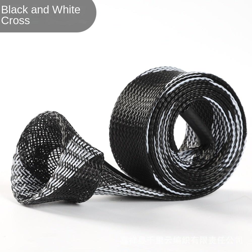 Colorful Pole Sock Braided Mesh Protector Telescopic Spinning Rod Sleeve  Fishing Rod Accessories