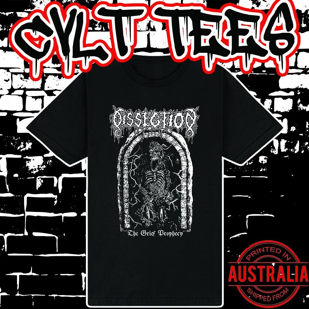 Dissection Band Shirt ~ Premium Black Gildan Cotton Tee Unisex T-Shirt XXXXL