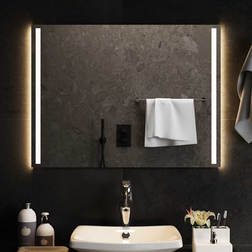 Vidaxl LED Bathroom Mirror, 80X60 Cm