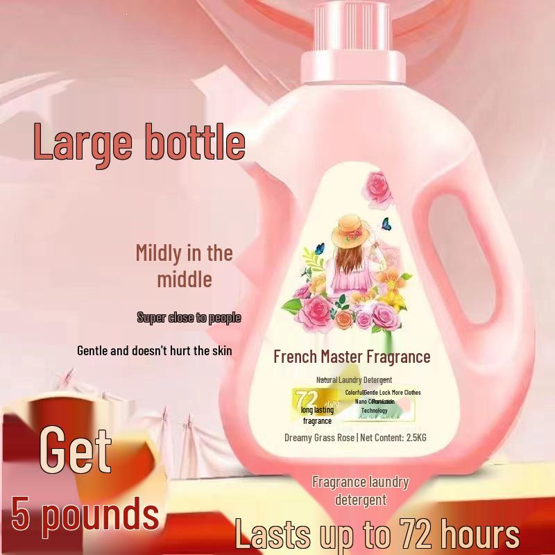 Master Laundry Detergent: Stain Removal, Long-lasting Fresh Scent, Practical 5-Wash Pack, 5 Jin