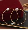 Natural Freshwater Pearl Baroque Bracelet: Women's Handmade Gold Wire-Wrapped Jewelry