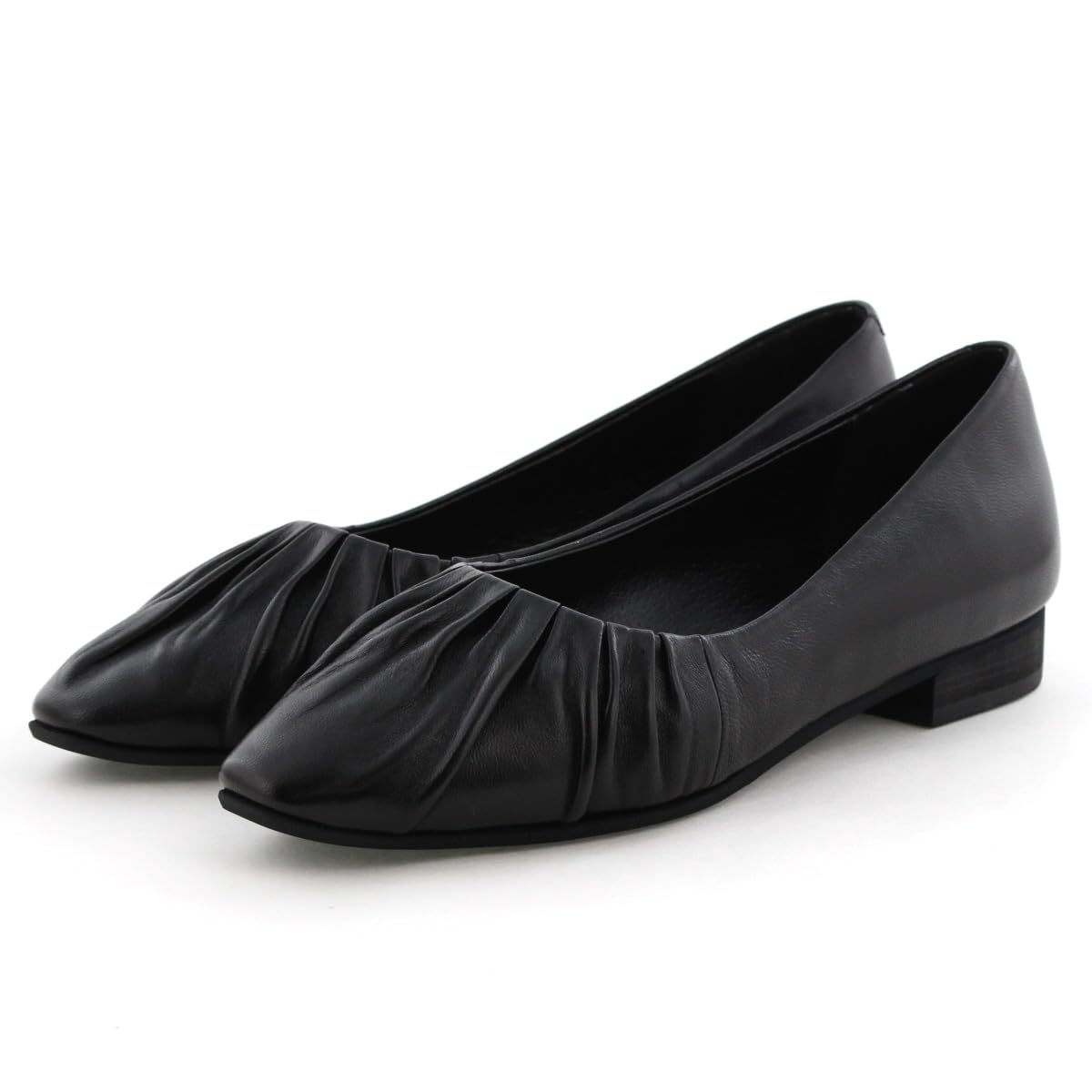 

HIMIKO/Himiko/Gathered Flat Pumps/651101 Black 220