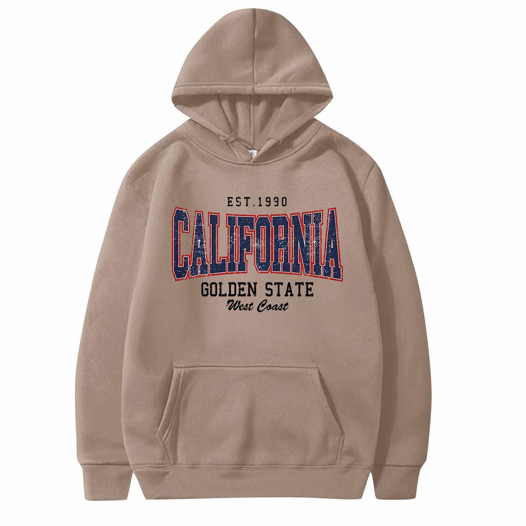 Unisex Fashion Casual Long Sleeved Round Neck Loose Plush Pullover With Rope Hoodie