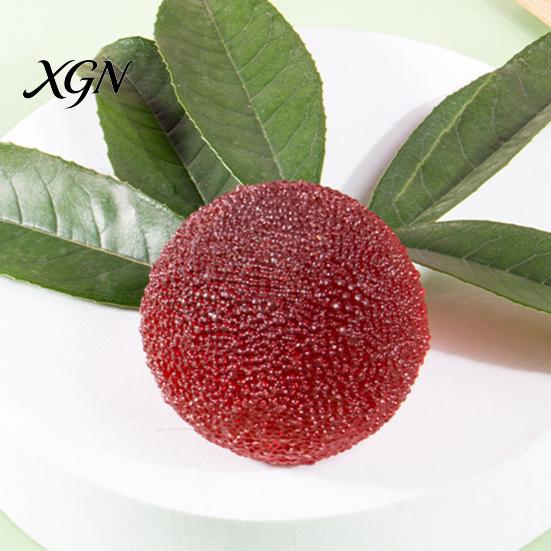 Realistic Waxberry Toy Simulated Squeeze Anxiety Relief Peeled Orange Stress Ball Focus Aid Relaxation Fruit Sensory Fidget Decompression Gadget