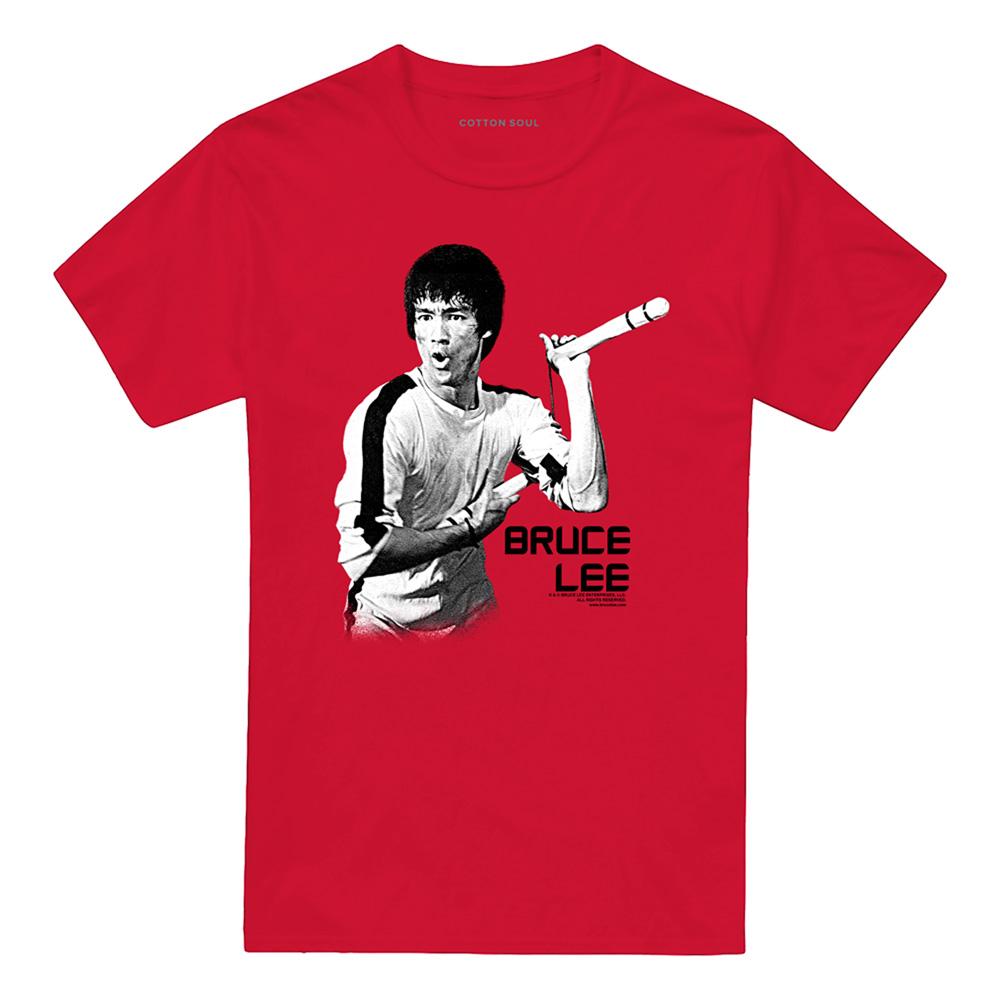 Bruce Lee Unisex Adult Nunchucks T-Shirt