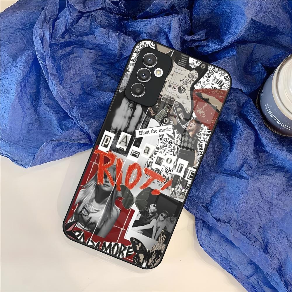 

COOL Paramore Orange Phone Case for Samsung Galaxy S25 S24 S30 S21 S23 S20 S22 Fe Note 20 Pro Ultra Plus glass Cover Samsung S24 FE