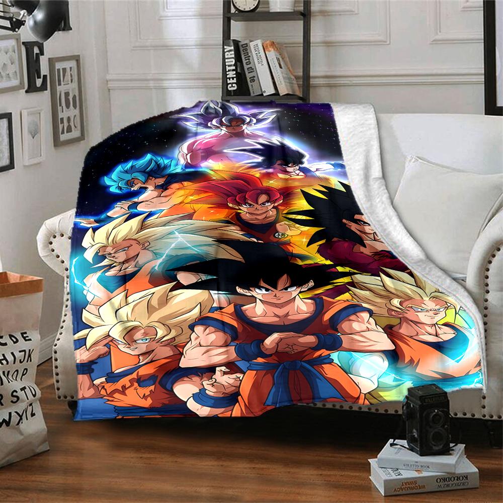 1pc Dragon Ball1 Blanket, Gift, for Men and Women, Soft Blanket, Good for Sofa Bed Couch Travel, Lightweight Flannel Blanket