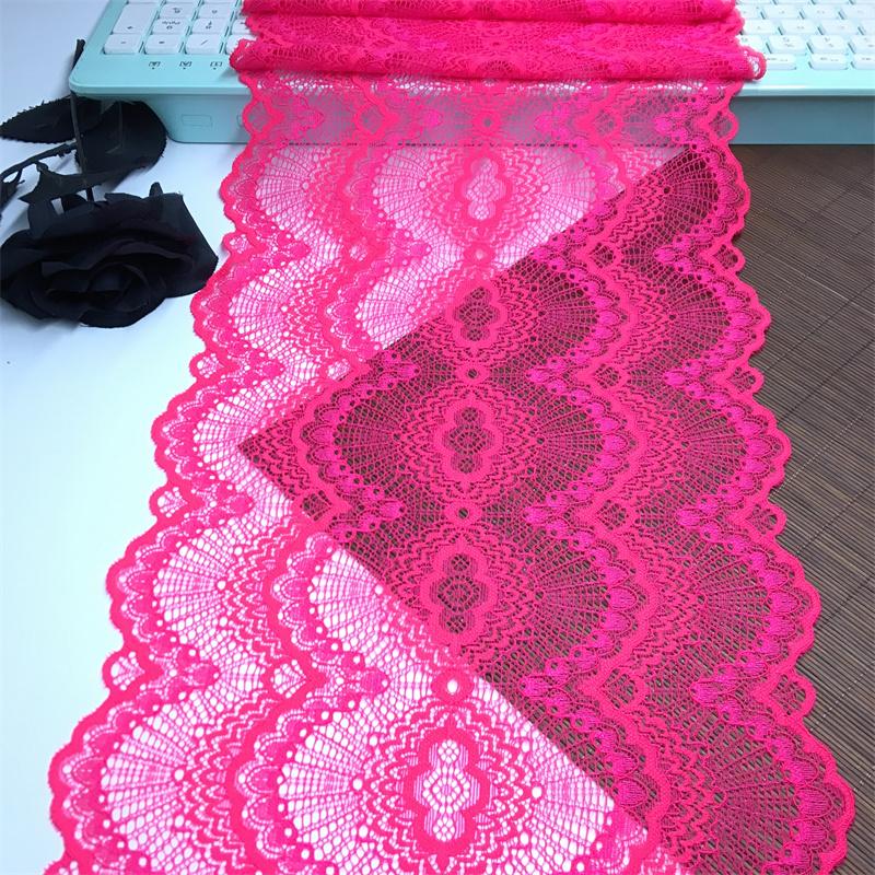 (8 Colors) Hollow Elastic Spandex Sewing Mesh Lace for Lingerie, Bra, Underwear, Garment, Wedding Dress & Crafting