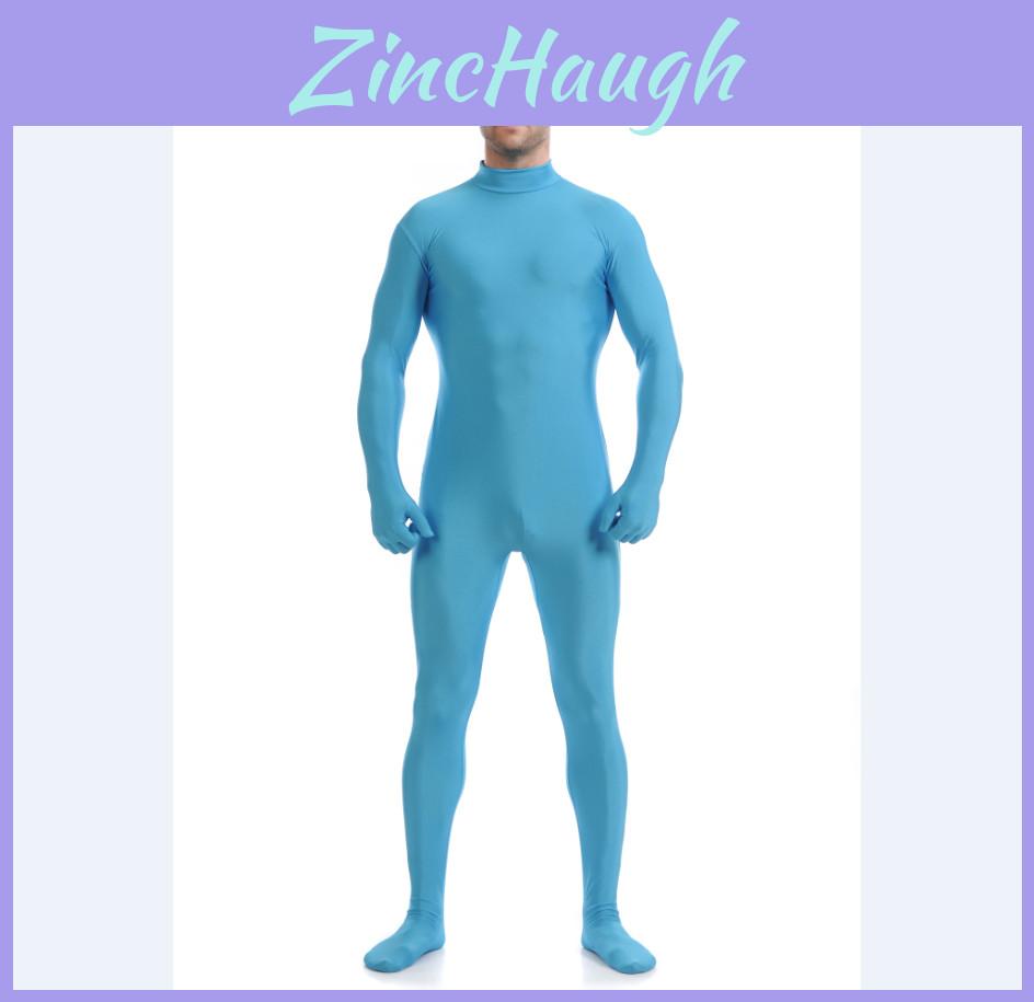 Premium Quality Lycra Spandex Party Costume Catsuit Unitard Without Hood Hands