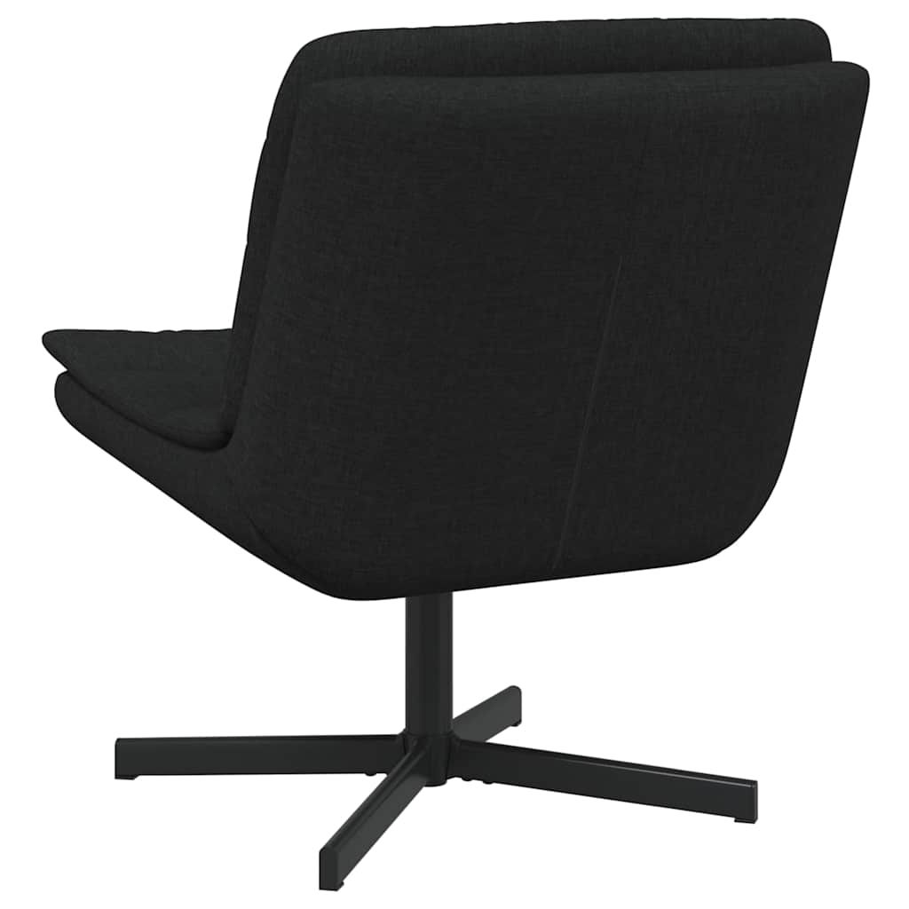 Swivel Chair Black 63 x 75 x 76 cm Fabric