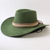 Popular European and American Classic Big-brimmed Western Cowboy Hat Men's and Women's Outdoor Fashion Anti-sun Cowboy Hat Jazz Hat