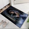 Dark Printed Carpetrugfor Office Chair Living Room Bedroom Kitchen Room Decor Gifts