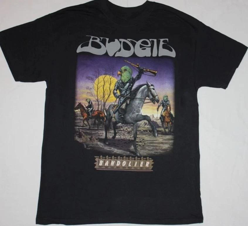 Budgie band Banddlie Album Black Unisex T-Shirt All Size S