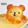 Fake Food Stress Reliever Simulated Toy Slow Rebound Bread Design Relief Rising Squeeze Realistic Texture Color Soft Silicone Decompression