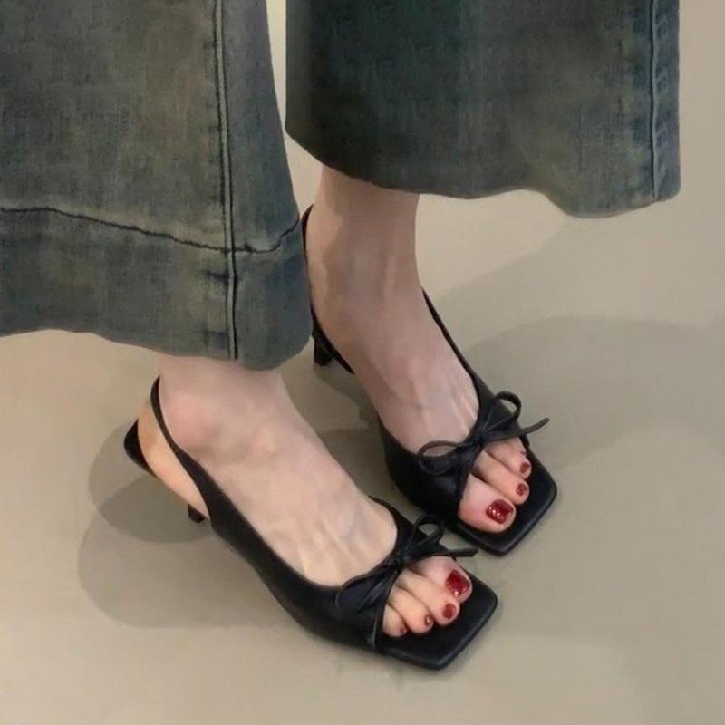 Women Sandals Elegant Summer Sexy Designer Shoes Women 2025 New Comfortable Fashion Slip On Dress Sandals Zapatillas De Mujer