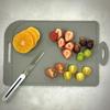 SILTEQ Cleanliness Ally Platinum Silicone Cutting Board Roll Up and Boil for Sterilization Gray - - (Gray)