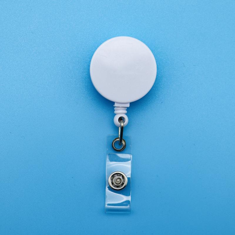 Retractable Badge Reels With Heavy Duty Belt Clip Smooth Retraction For Nurses Office Staff Students Use