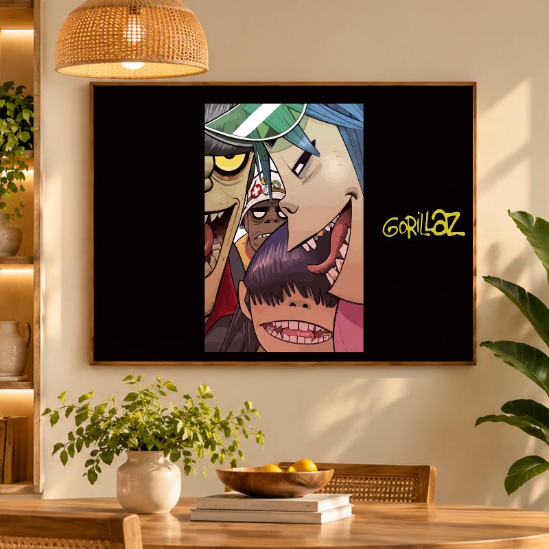 5D Diamond Painting Gorillaz DIY Full Drill Diamond Art Kit Home Decoration