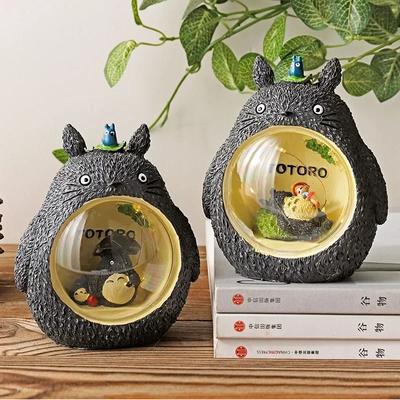 Totoro LED Night Light Cartoon Star Light Battery for Bedroom Japanese AtmosphereTable Decoration Ornament Light Children Gift
