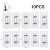 10Pcs No-punch Screw Sticker Strong Non-marking Hangers Nail-free Hooks Sticky Hooks Load-bearing Screws No-punch Screw Sticker