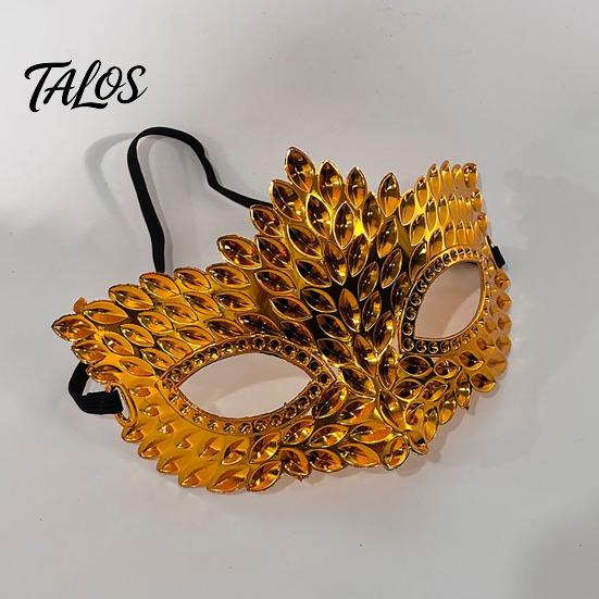 Adjustable Elastic Strap Mask Rhinestone Masquerade Mask, Eye for Halloween Party Ball Gala Chic Carnival Cosplay, Sparkling Hollow Costume