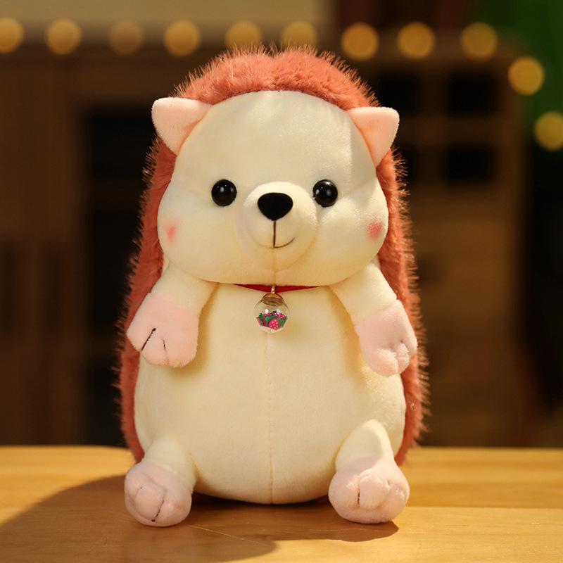 

Маленькая кукла-ежик плюшевая игрушка кукла-ежик детская успокаивающая тряпичная кукла для девочек сумка маленький кулон брелок 15cm pendant (0.1kg) кирпич красный