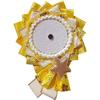 YUYAKESHI Ita Bag Rosette, Handmade Ribbon, Ita Bag Decoration, Lace Accessory, Ita Bag Rosette, Shooting Star Decoration, for 55-75mm Badges (Yellow)