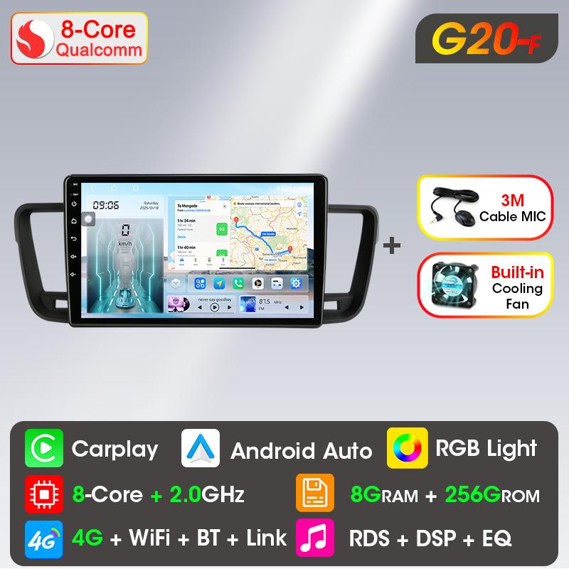 Carplay pour Peugeot 508 508SW lecteur multimédia voiture 2 Din unité principale GPS Navigation Android Auto stéréo voiture systèmes intelligents