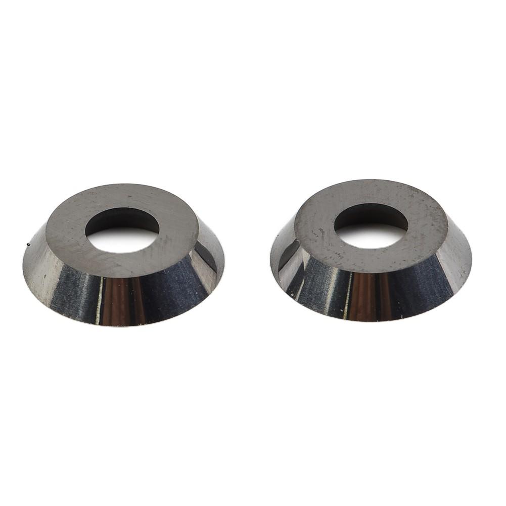 10PCS 30° Round 12x2.5mm Carbide Inserts Cutters Knives Replacement Lathe Blade
