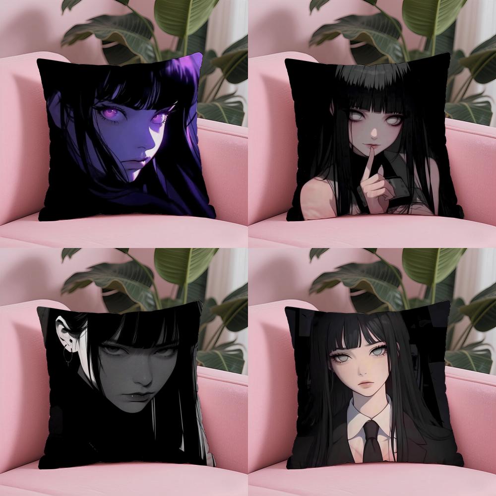 Cool HHyuga HHinata Pillow Case Soft Plush Fabric DoubleSided Printed Cushion Cover Warm Winter Sofa Pillow Case