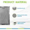 Air Filter Replacement,Microwave Grease Vent Filter for GE Model WB06X10359 and WB06X10309 (Size is 7.64x5.12x0.16 Inches 1-Pack) MAF-04