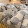 Bedding Four-piece Set, Cotton Pure Cotton Floral Quilt Cover, Bed Sheet Dormitory Three-piece Set