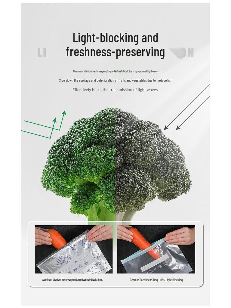 Aluminum Foil Sealing Slider for Food Preservation in Refrigerator & Freezer