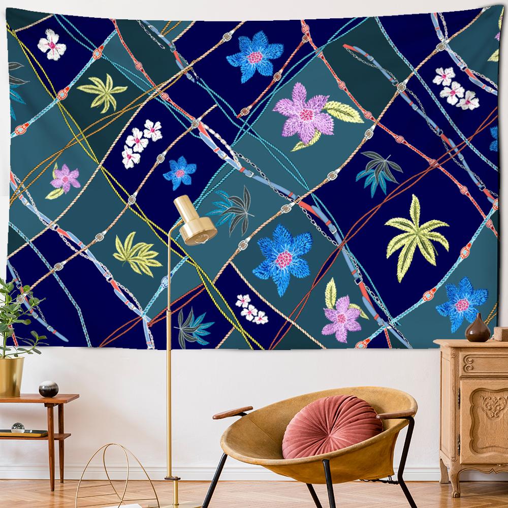 Flower Tapestry Wall Hanging Mandala Bohemian Hippie Witchcraft Art TAPIZ Dormitory Living Room Decor