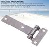 1 Pair 316 Stainless Steel Marine Grade T Hinge Sturdy Heavy Duty Boat Hinge For Yacht Interior Hatches 135x58mm