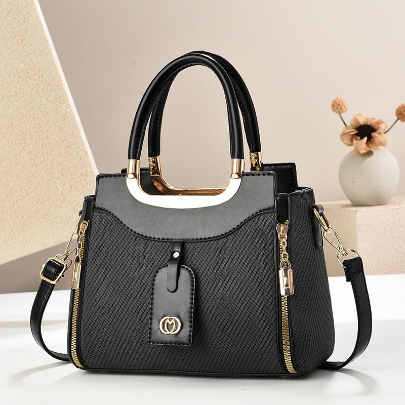 Chic Beautiful Texture Daily Handbag, Multi-purpose Top Handle Shoulder Crossbody Matching Bag For Girls Ladies