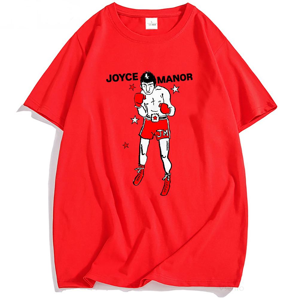 Boxer Printed Tshirts Group JOYCE MANOR Graphic T-shirt Short Sleeve Cotton T Shirt Unisex Clothing