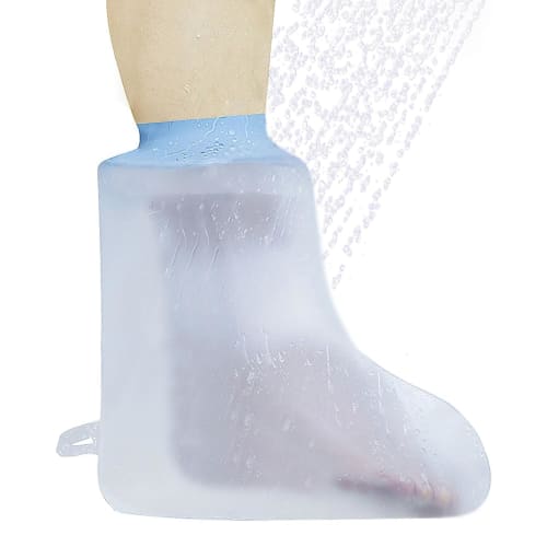 

Водонепроницаемый чехол для гипса CureSquad при переломах стопы, чехол для купания, многоразовый чехол для гипса, водонепроницаемый чехол для душа, чехол для бинта для лодыжек взрослого, мягкий и