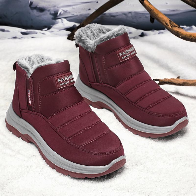 MCTIN Scarpe sportive calde e spesse da donna autunnali e invernali, antiscivolo, ammortizzanti, leggere, alte, da uomo