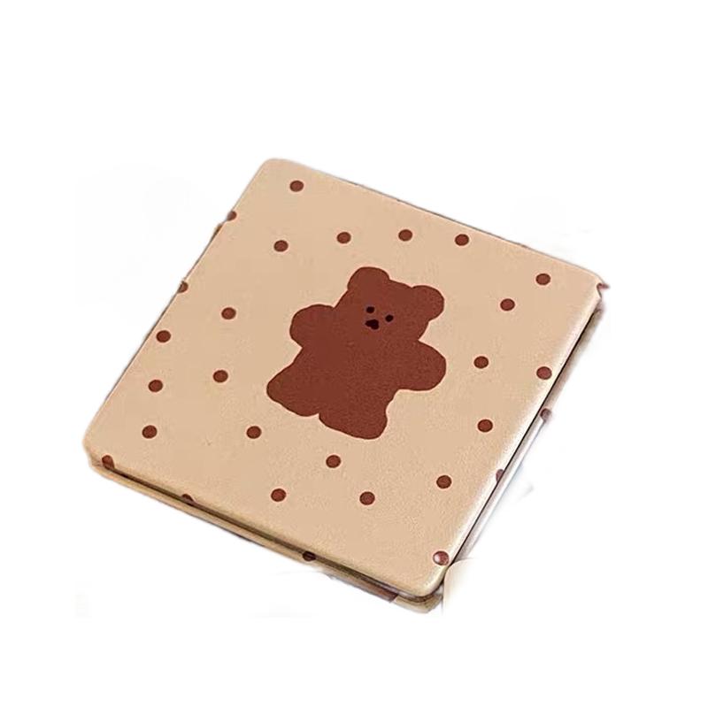 1PC Kosmetikspiegel Tragbarer Schlafsaal Klapp