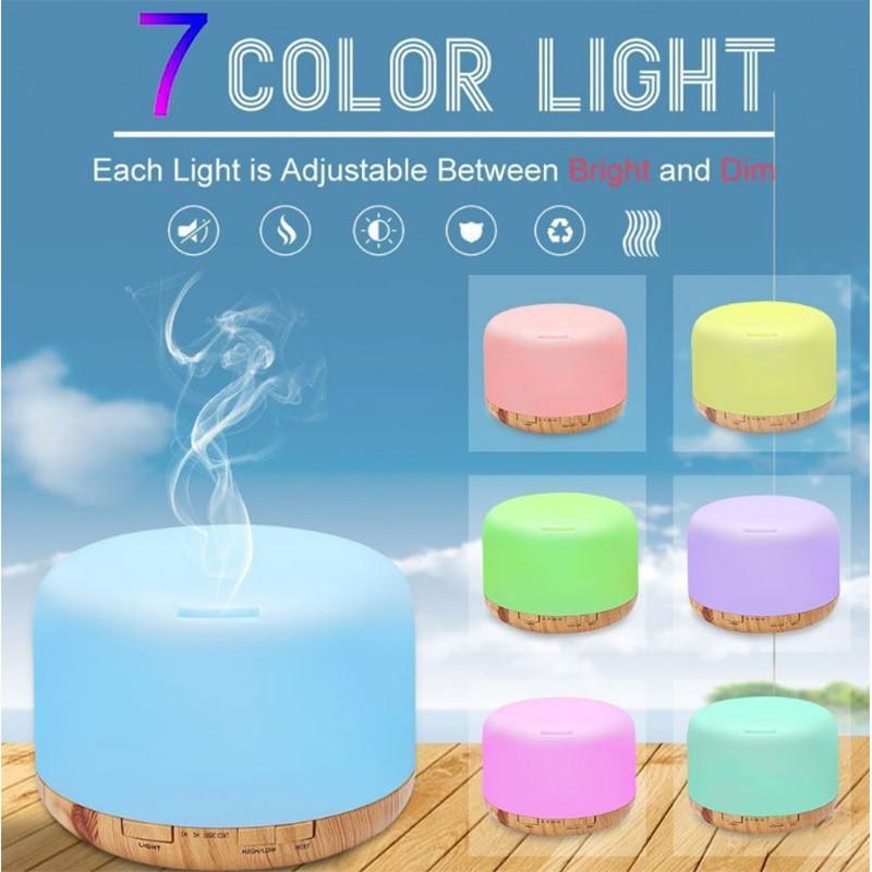 500ml Ultrasonic Air Diffuser With Timer For Home Relaxation